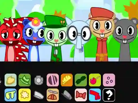 Игра Happy Sprunk Friends онлайн