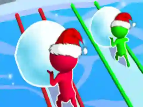 Игра Snow Race: Christmas Runner онлайн