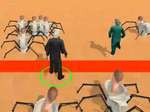 Игра Cameraman vs Skibidi Survival онлайн