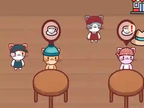 Игра Cat Coffee Shop онлайн