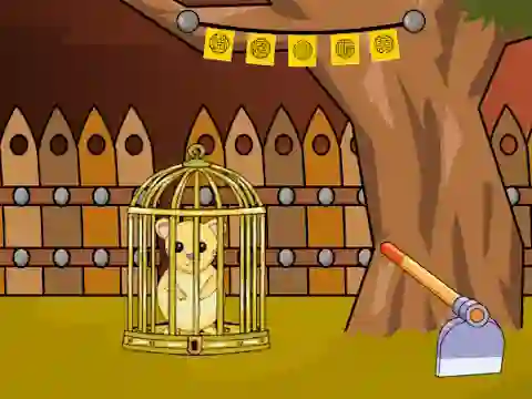 Игра Cute Hamster Escape from Cage онлайн