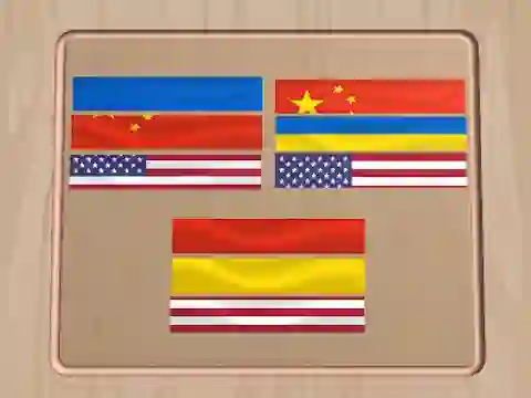 Игра Flag Puzzle Jam: Collect Flags онлайн