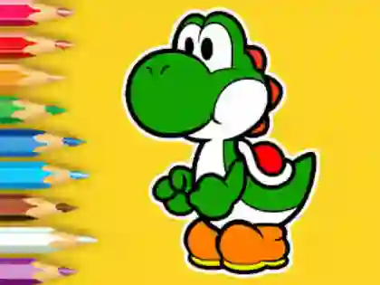 Игра Coloring Book: Yoshi Fishing Day онлайн
