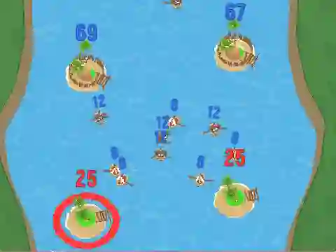 Игра Battle For The Islands онлайн