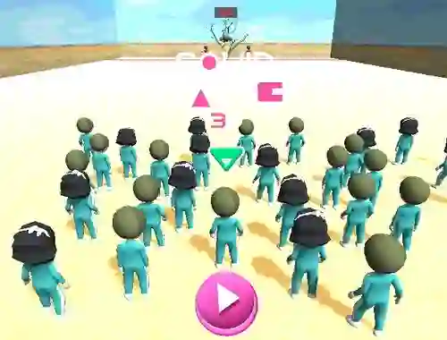 Игра Squid Game Race 3d онлайн