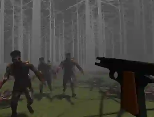 Игра Zombies in a Forest онлайн
