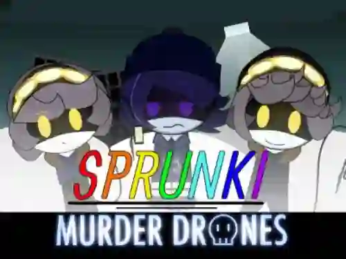 Игра Sprunki: Murder Drones онлайн