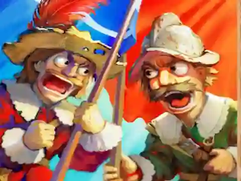 Игра Musketeers Gunpowder vs Steel онлайн