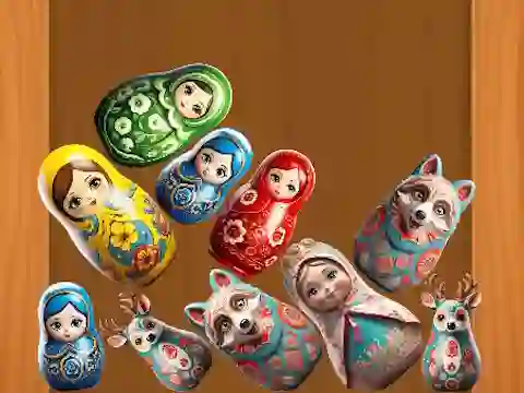 Игра Merge Matreshki онлайн