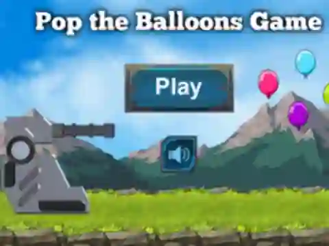 Игра Pop The Balloons Game онлайн