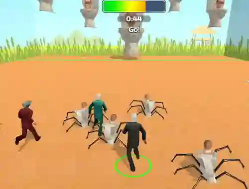Игра Cameraman Vs Skibidi Survival онлайн