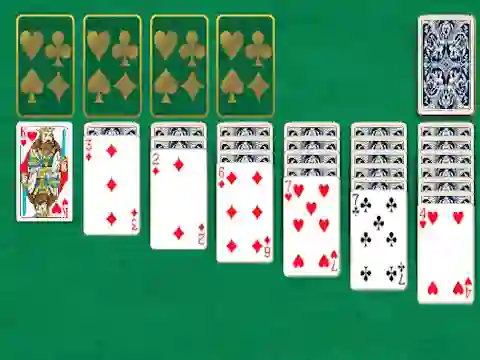 Игра Klondike Classic Solitaire онлайн