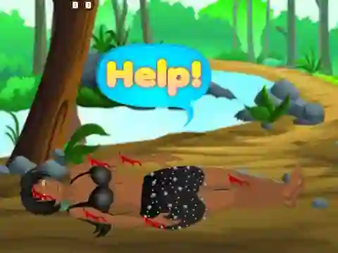 Игра Rescue Injured Tribe Girl онлайн