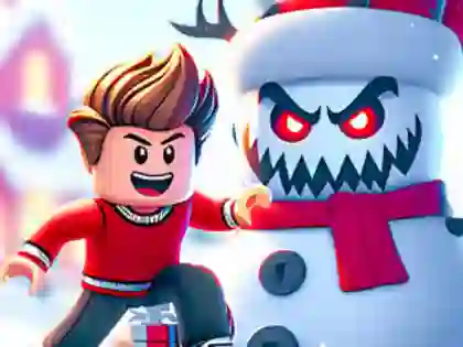 Игра Jigsaw Puzzle: Roblox Snowball Battle онлайн