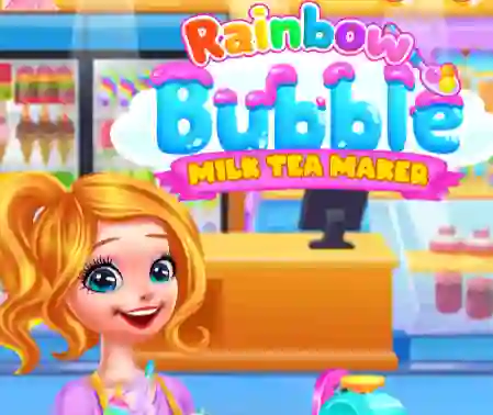 Игра Rainbow Bubble Milk Tea Maker онлайн