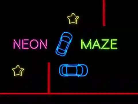 Игра Neon Car Maze онлайн