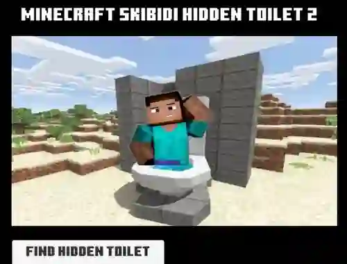 Игра Minicraft Skibidi Hidden Toilet 2 онлайн