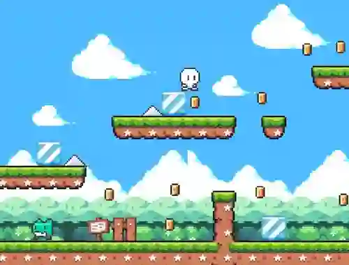 Игра Snowman Adventure онлайн