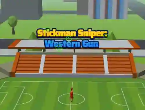 Игра Stickman Sniper Western Gun онлайн