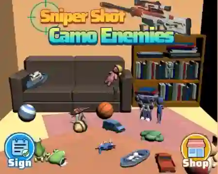 Игра Sniper Shot Camo Enemies онлайн