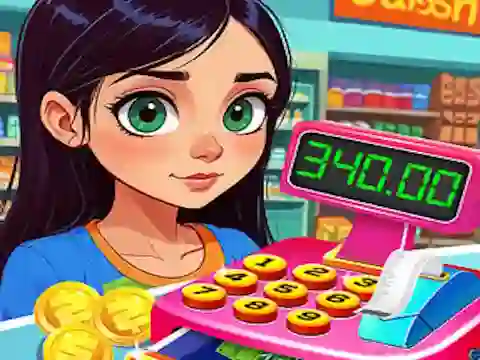 Игра Supermarket Shopping For Kids онлайн