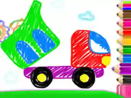 Игра Toddler Drawing: Tanker Truck онлайн
