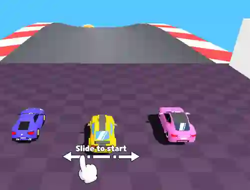 Игра Merge Racer Stunts Car онлайн