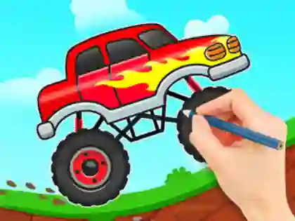Игра Coloring Book: Monster Truck онлайн