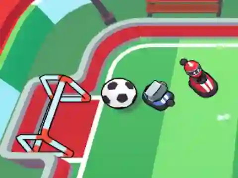 Игра Bumper Cars Soccer онлайн
