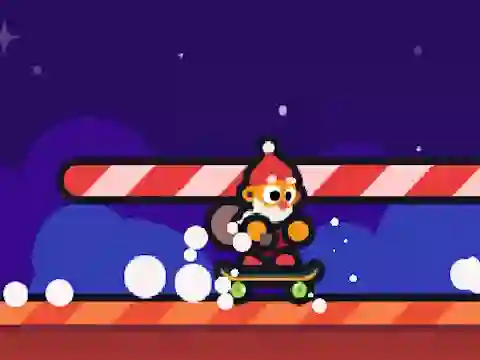 Игра Kickflip Santa онлайн