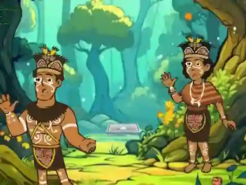 Игра Tribes Reach The Hut онлайн