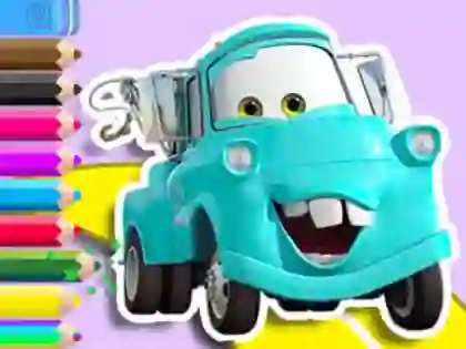 Игра Coloring Book: Mater Cars онлайн