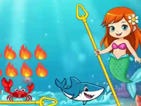Игра Princess vs Shark онлайн