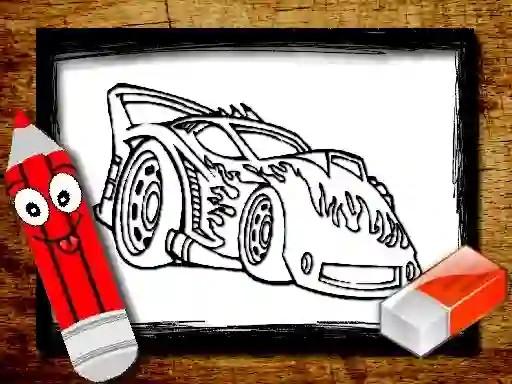 Игра Back To School Car Coloring Book онлайн