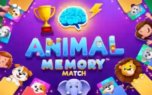 Игра Animal Memory Match онлайн