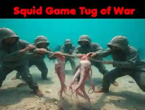 Игра Squid Game Tug Of War онлайн