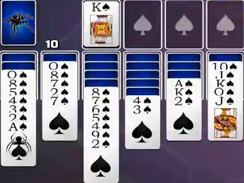 Игра Spades Spider Solitaire онлайн