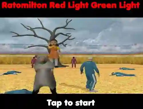 Игра Ratomilton Red Light Green Light онлайн