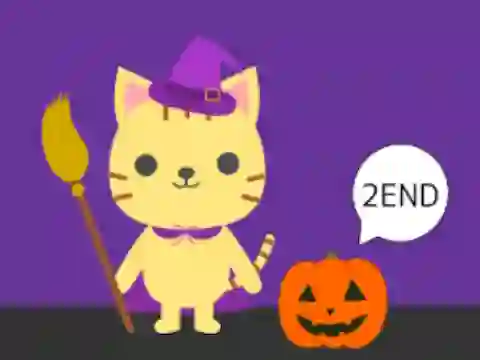 Игра Cat and Halloween Escape онлайн