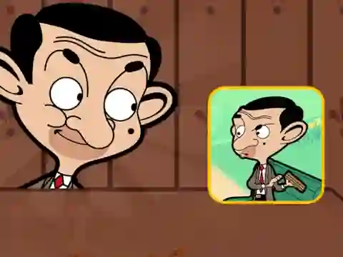 Игра Mr Bean Solve Puzzle онлайн