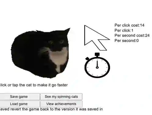 Игра Spinning Cat Clicker онлайн