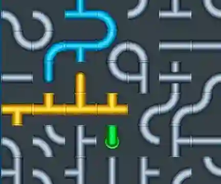 Игра Connect The Pipes Water Puzzle онлайн