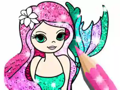 Игра Coloring Book: Little Mermaid онлайн