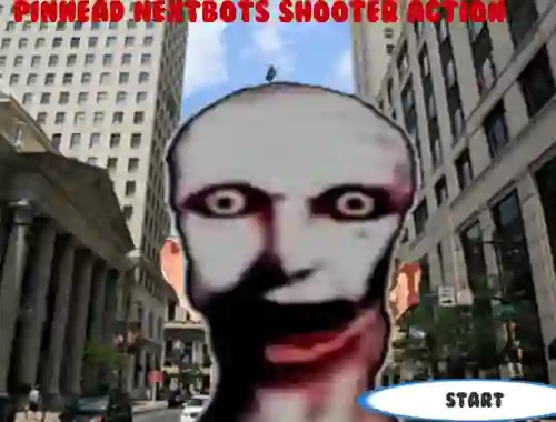 Игра Pinhead Nextbots Shooter Action онлайн