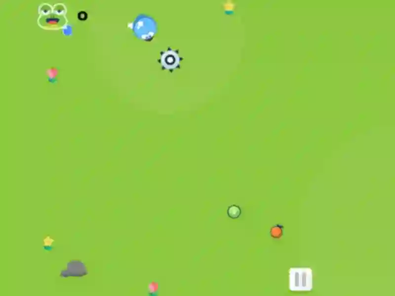 Игра Snake And Fruits онлайн