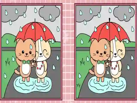 Игра Spot the Differences Cute Kittens онлайн