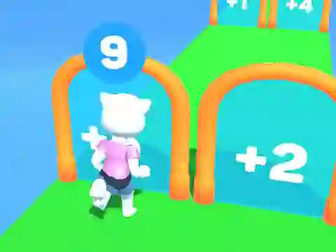 Игра Cat Angela Running онлайн