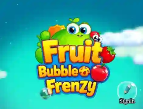 Игра Fruit Bubble Frenzy онлайн