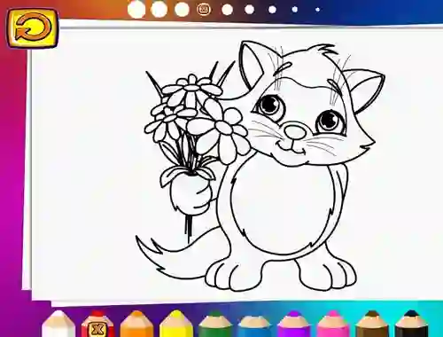 Игра Fun Coloring Adventure For Kids онлайн