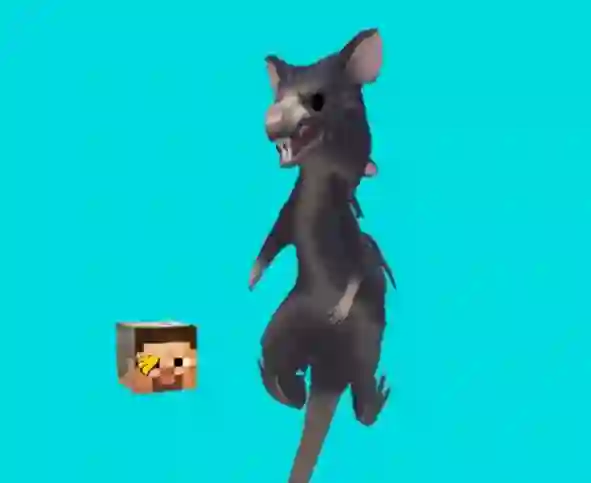 Игра Ratomilton Spinning Flappy Minecraf онлайн